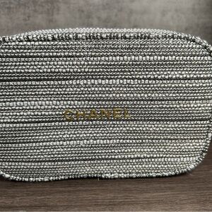 CHANEL Black and White Cosmetic Case